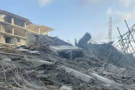 Workers Trapped Under Collapsed Building In Ikoyi