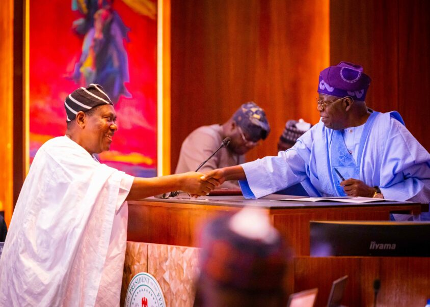 Akume Sworn-In, Resumes Work As SGF In Aso Villa office