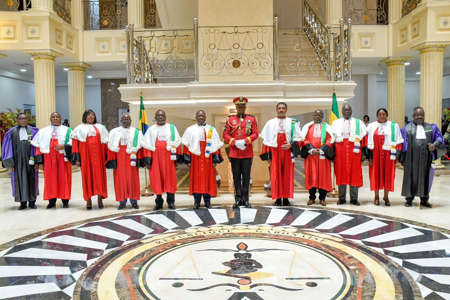 Gabon Junta Swear In New Judges Of National Court