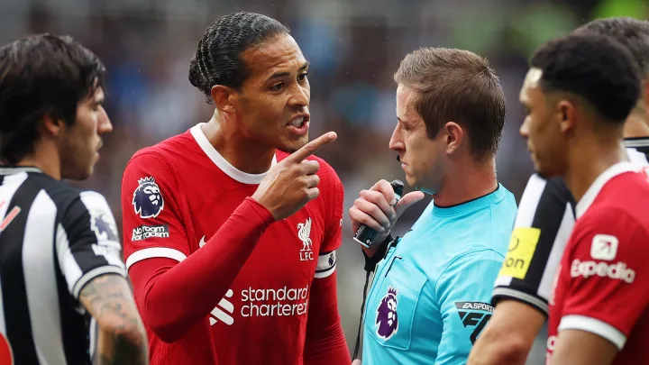 Van Dijk Gets Extra Match Ban Following Red Card Outburst