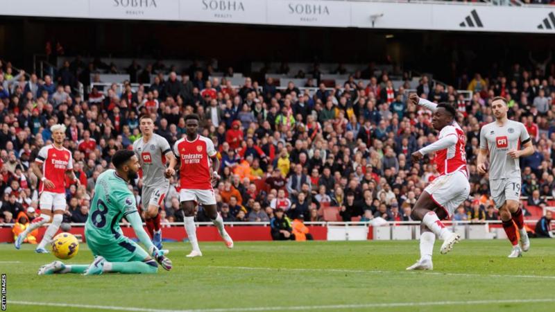 Nketiah Scores Hattrick As Arsenal Pip Sheffield United 5-0