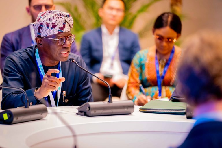 Governor Sanwo-Olu Urges Global Support For Lagos Water Infrastructure At COP28 Event