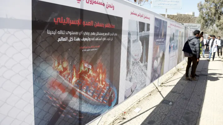 U.S. Container Ship Targeted In Yemen Missile Strike