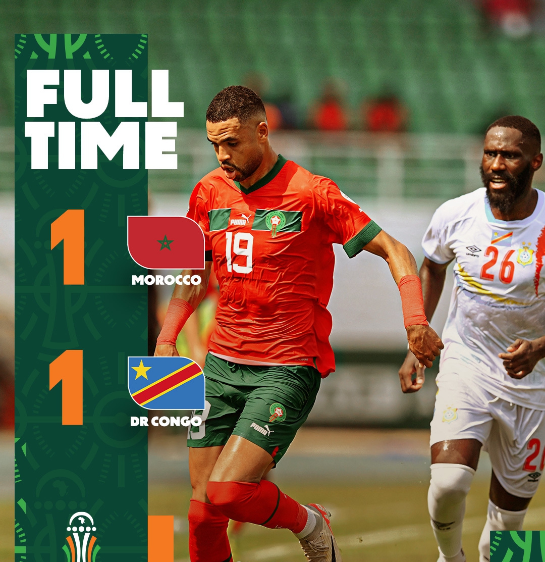 Morocco Held By DR. Congo, Thanks To Silas Who Came To The Rescue!