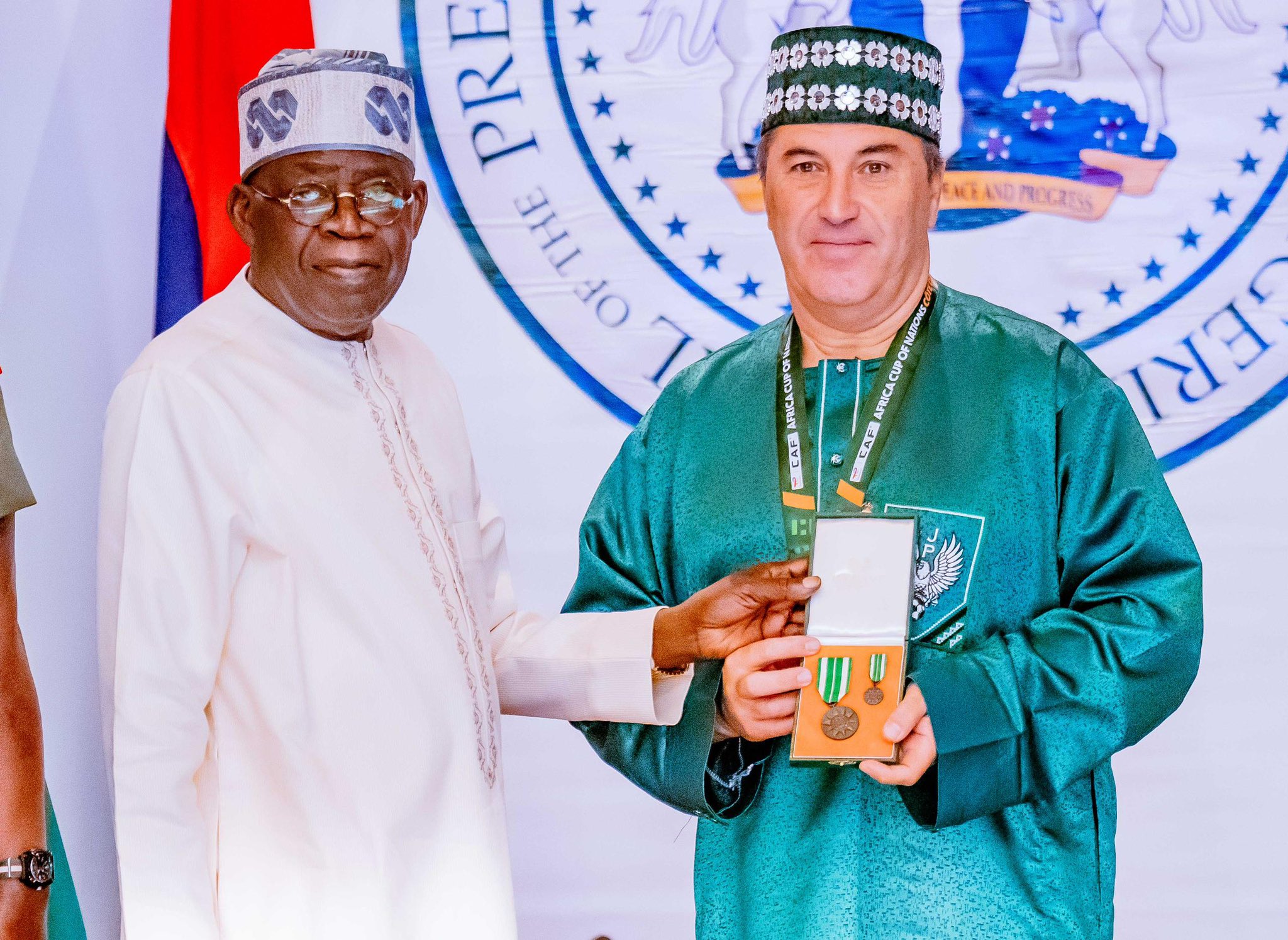 Jose Peseiro: Honoured And Grateful To Be Recognized By President Tinubu