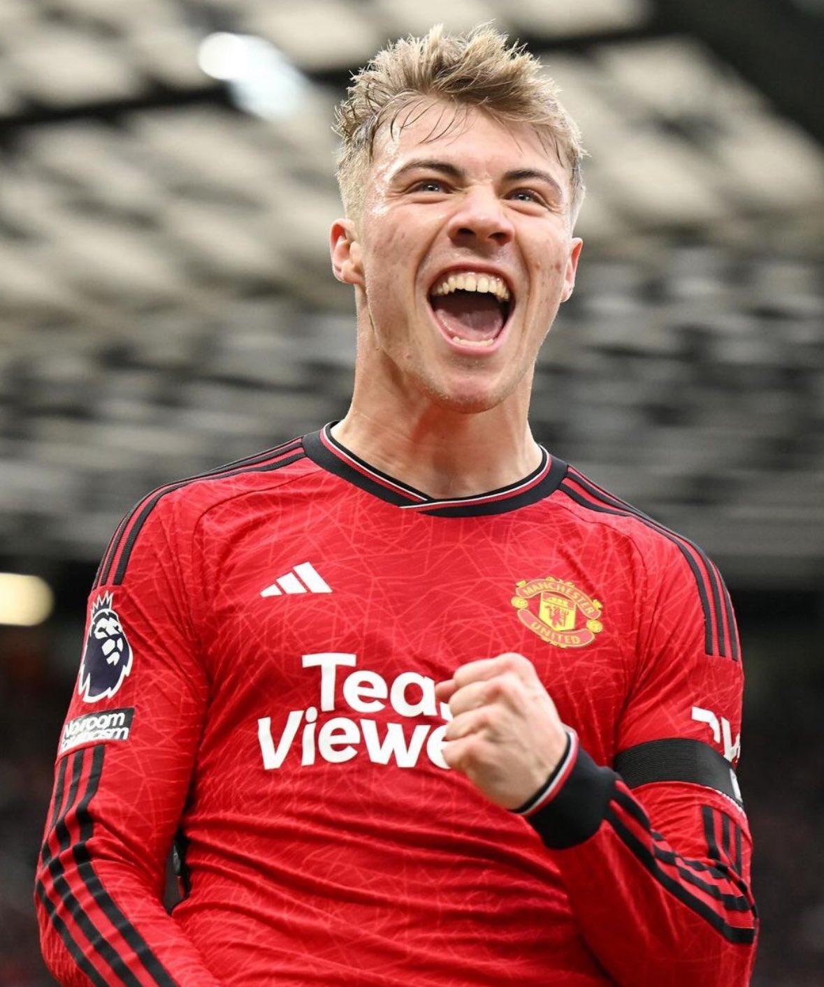 EPL: Manchester United Held On To Win Against Luton; Thanks To A Rasmus Hojlund’s Brace