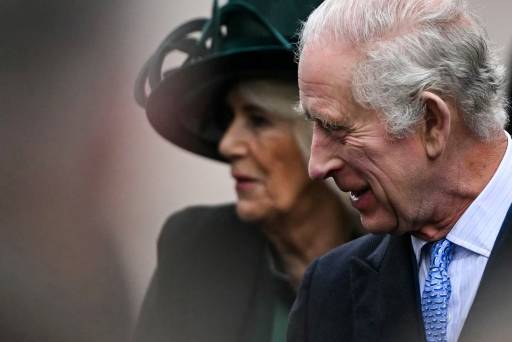 King Charles And Queen Camilla Attend Easter Service