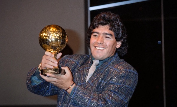 Diego Maradona’s Historic Golden Ball Trophy to Be Auctioned in Paris