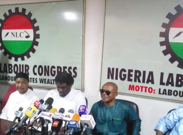 NLC And TUC Announce Indefinite Strike Over Minimum Wage Dispute, Begins Monday