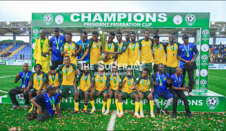 Nasiru Salisu’s Brace Secures El-Kanemi Warriors’ Third President Federation Cup Title