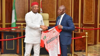 Governor Uzodimma Unveils Emmanuel Amuneke as Heartland FC’s Technical Manager