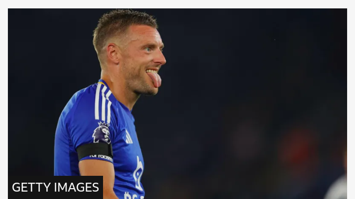 EPL: Jamie Vardy Shines As Leicester Hold Tottenham To A 1-1 Draw