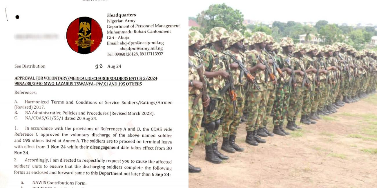 196 Nigerian Soldiers Resign Amidst Security Crisis, Seek Foreign Military Opportunities