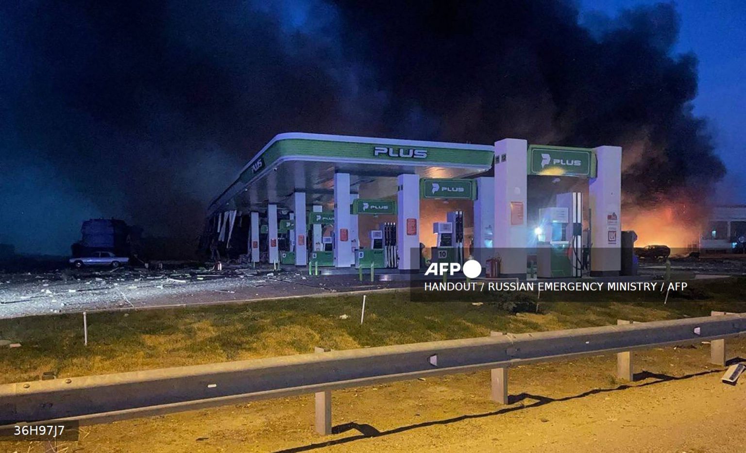 Explosion At Russian Service Station Claims 10 Lives