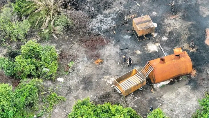 Nigerian Navy Deactivates Illegal Refining Sites In Rivers State