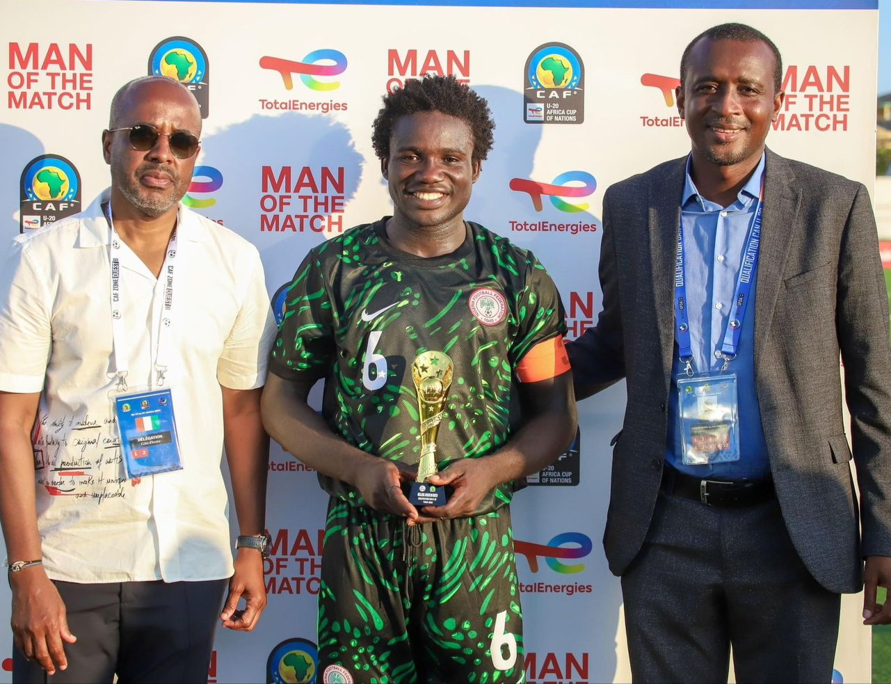 Flying Eagles Captain Daniel Bameyi Wins Man Of The Match As Nigeria Edges Ivory Coast 2-1
