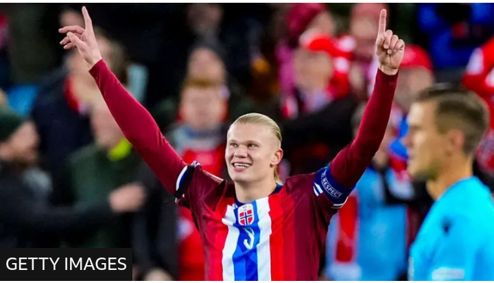 Erling Haaland Breaks Norway’s All-Time Goalscoring Record In Nations League Victory