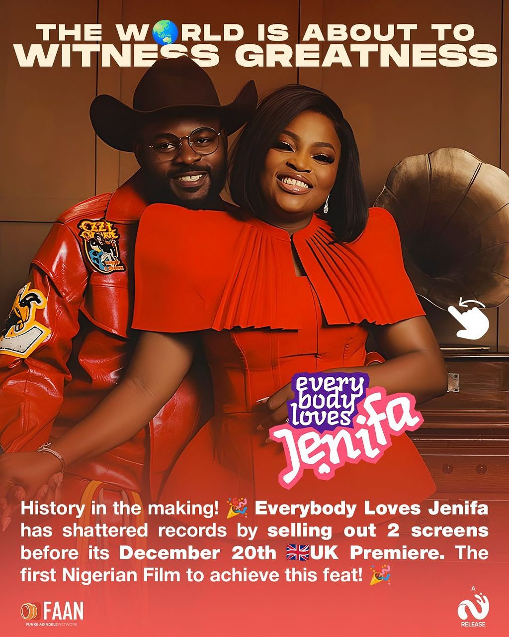 Funke Akindele’s “Everybody Loves Jenifa” Breaks Record In UK