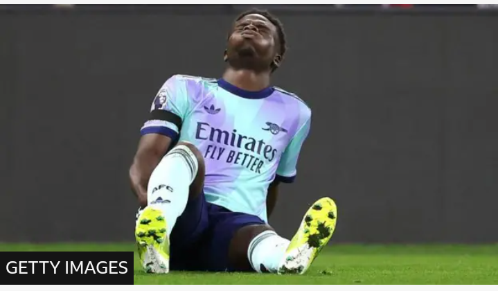 Saka To Miss Several Weeks With Hamstring Injury, Confirms Arteta