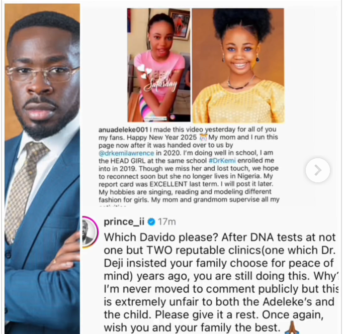 Davido’s Ex-Lawyer Dismisses Claim Of Alleged Oldest Daughter