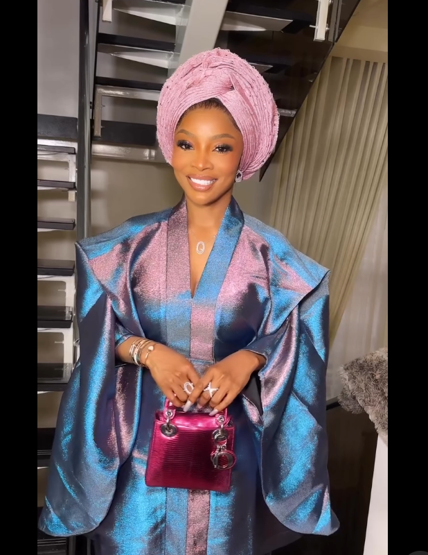 Toke Makinwa Breaks Online Silence After Teebillz Taunted Her For Being Childless