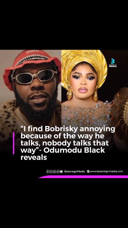 Odumodu Blvck Shares Why He Finds Bobrisky Annoying, Recalls UNILAG Memory With Crossdresser