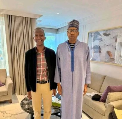 Former EFCC Chairman Abdulrasheed Bawa Visits Ex-President Buhari In London