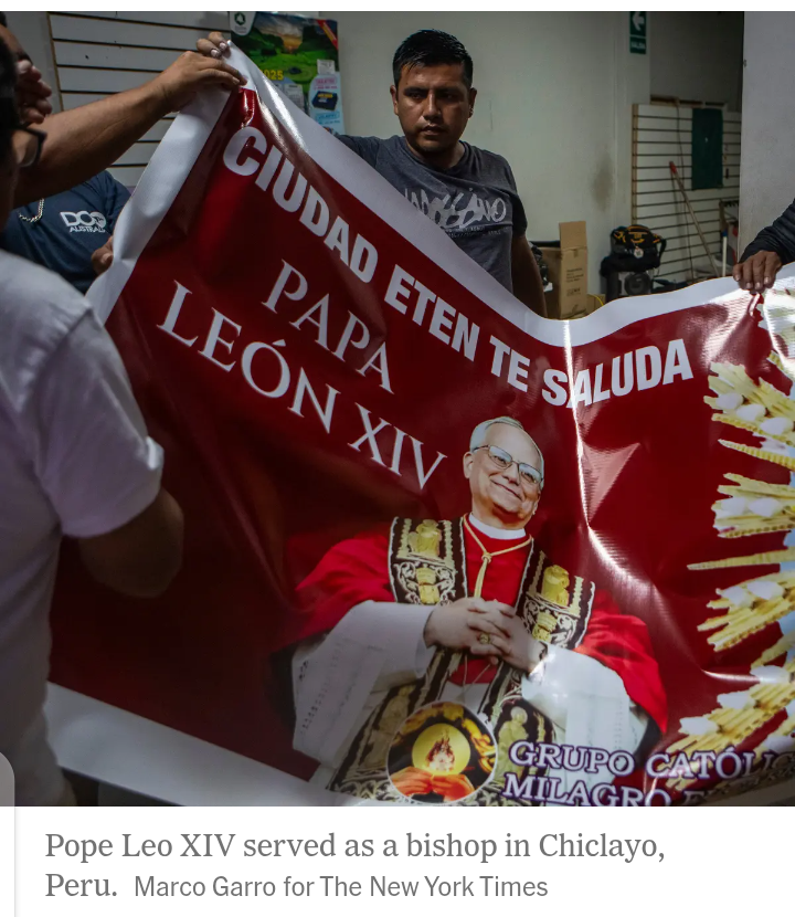 Peruvians Claim Pope Leo XIV As One Of Their Own