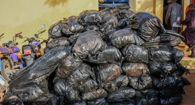 Kwara Police Intercept Cannabis Hidden Under Yam Tubers