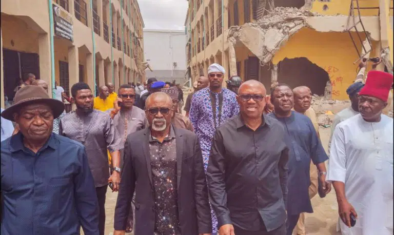 Lagos Trade Fair Demolition Draws Criticism from Peter Obi